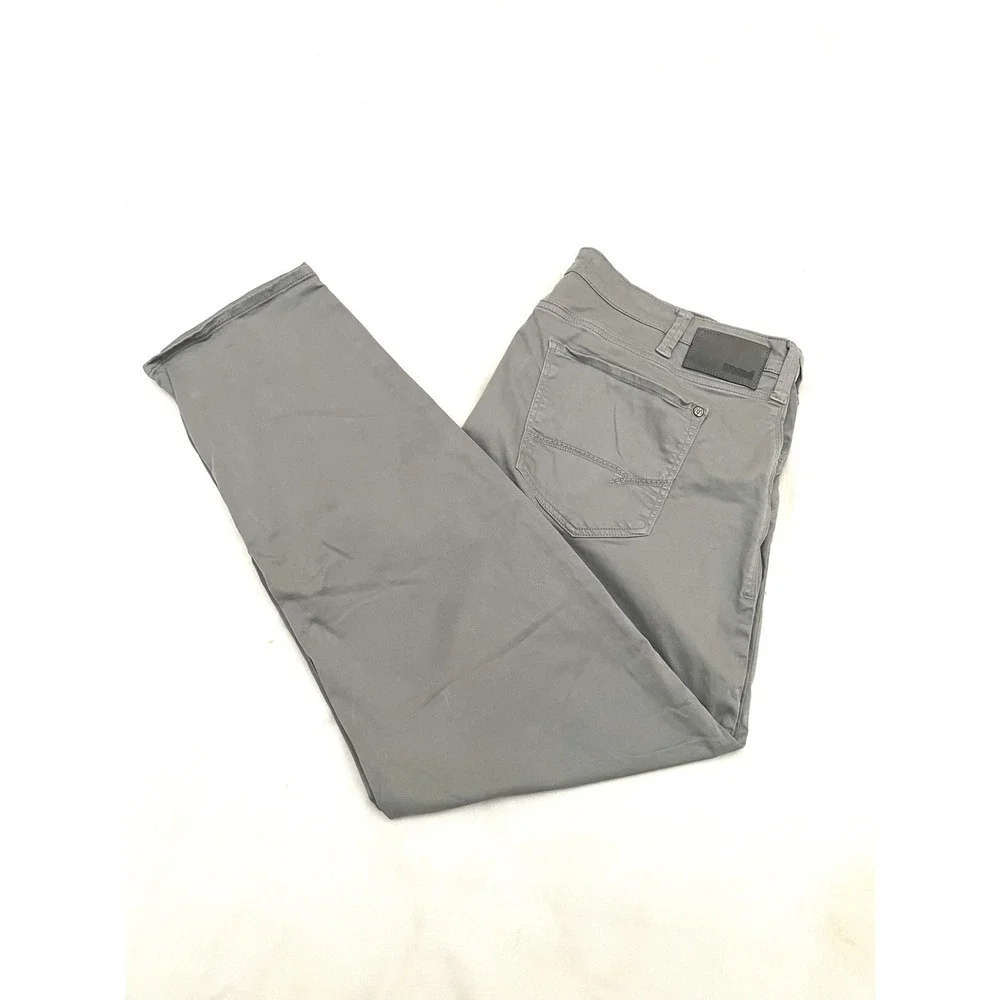 Mavi Jeans Zach Straight Leg Pants 44x32 Gray‎ Chino Casual Stretch Lightweight